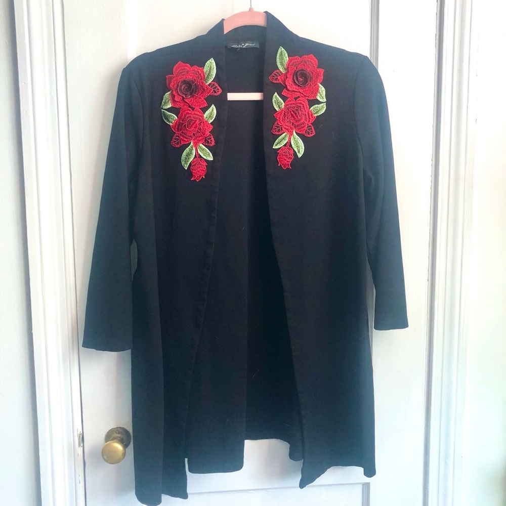Slinky Brand Embroidered Jacket  (NWOT)
